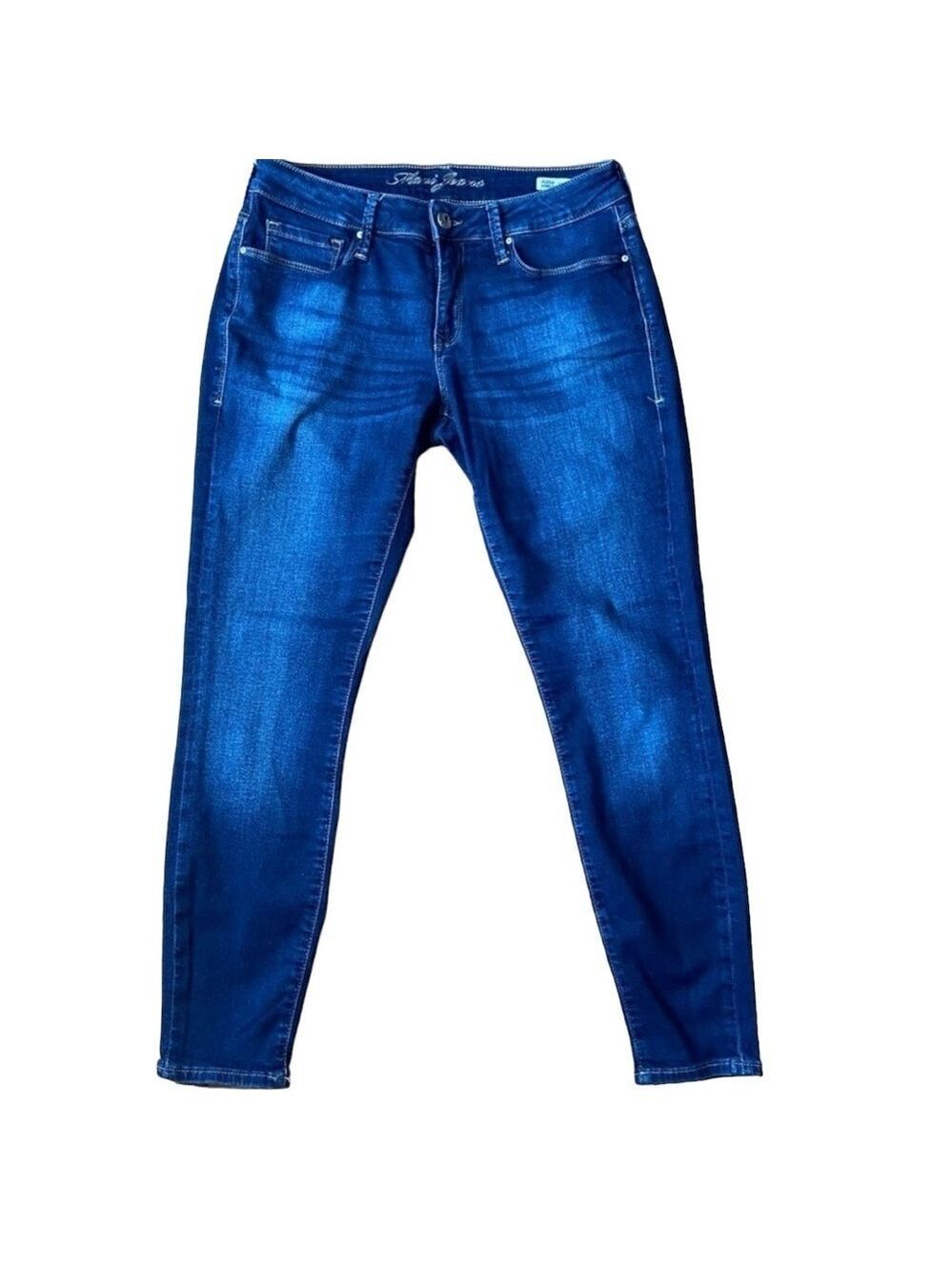 Mavi Alexa jeans mid-rise skinny ankle blue soft stretchy lightweight denim 28
